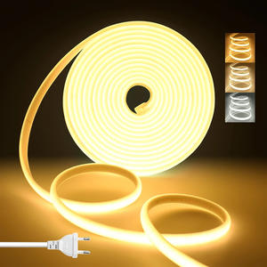 Tira de Iluminación LED para Techo, 220V, Alto Voltaje, para Sala de Estar, <span class=keywords><strong>Canal</strong></span> Empotrado COB 5050 SMD, Ultra Brillante, CRI90, Inteligente - Product Image 2