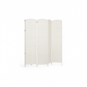 ฉากกั้นห้องไม้ไผ่ 3 บาน พับได้ ดีไซน์มินิมอล ปิดบังสายตา เพิ่มความเป็นส่วนตัว สำหรับตกแต่งบ้าน - Product Image 1