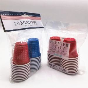 2 once di jello <span class=keywords><strong>shot</strong></span> mini tazze colorate lato esterno e lato interno bianco bicchierino in plastica bicchierino bicchieri piccoli - Product Image 4