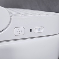WC intelligent de luxe entièrement automatique avec télécommande, toilette intelligente, cuvette de toilette automatique à compostage domestique, toilette intelligente