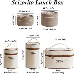 Promotional Stainless Steel <b>Lunch</b> <b>Box</b> Insulated <b>Lunch</b> Bento <b>Box</b> Suitable for Children and Adults with Custom Logo - Product Image 3