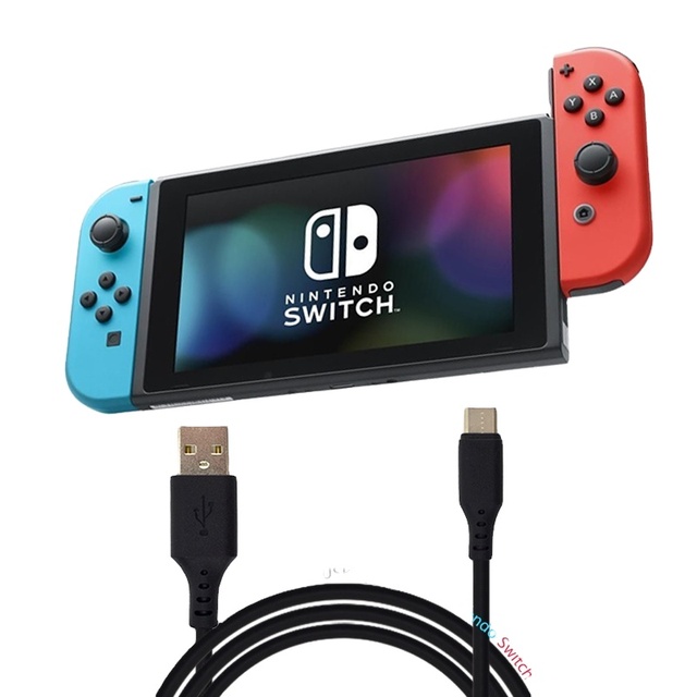 Data Frog's Latest 2M Charging Extension Cable for Nintendo for Switch Type C USB Power Supply Data Transfer Cables Game
