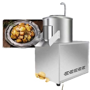 1100W Commercial Electric Stainless Steel Potato Peeler Automatic <b>Vegetable</b> Peeling Machinery for Restaurants and Kitchens - Product Image 2