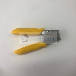 Attrezzo Spellafili per Cavi in Fibra Ottica Gimbo, Spelafili in Acciaio Inox con Impugnatura in PVC Gialla, Attrezzatura per Fibra Ottica Miller - Product Image 3