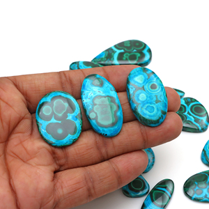 Crisocola y Malaquita Natural Pulida, Gemas Sueltas de Tamaño Libre, Lote al por Mayor para la Fabricación de Joyería Fina - Product Image 1