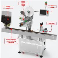 Machine d'étiquetage automatique de tubes de prélèvement sanguin électrique, étiqueteuse automatique de haute précision, imprimante thermique à transfert sur verre