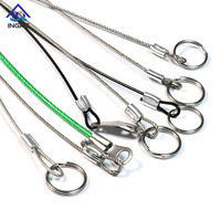 Multiple Steel Wire Rope Lanyard Safety Ropes Fastener Product Category