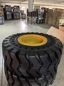 צמיגים הקדמי צמיגים גומי חדש בנייה מכונות קמעונאיות חלקים היונדאי HL757-9 צמיג מלא עם שולי 12 חורים 20.5-25 - Product Image 3