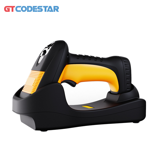 Long Distance Wireless Transmission QR PDF417 Data  Warehouse Inventory Management System Industrial Barcode Scanner