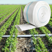 Tuyau d'irrigation goutte à goutte agricole haute pression 4 6 8 pouces, tuyau de jardin flexible en PVC, conception plate, meilleur prix, toile plastique
