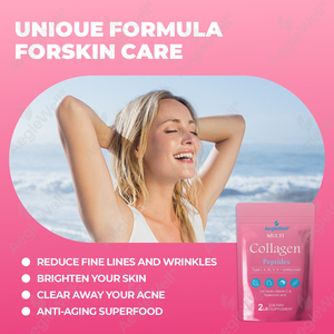 Aegelwell çok kollajen peptidleri tozu 2LB tip I, II, III, V, X, hidrolize kollajen cilt sağlığını destekler - Product Image 3
