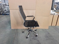 Chaise de bureau pivotante réglable, respirante, entièrement en mesh
