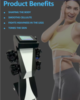 Nouvel appareil de massage vibrant 5-en-1 pour le corps, amincissant et remodelant, idéal pour les salons de beauté