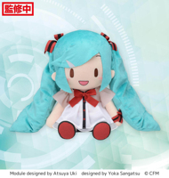 Vente en gros Miku Fuwa Petit Project DIVA MEGA39s Shiny Ver Authentique et Original Poupée en peluche assise de 30 cm en coton PP