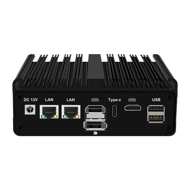 New Industrial Mini PC I7 4600U Fanless 2-Cores 4-Threads with 6*USB 2*COM Din Rail Various Interfaces CN AU Plugs