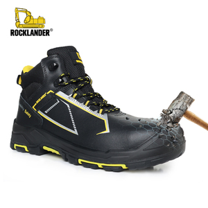 <span class=keywords><strong>Botas</strong></span> de Seguridad Industriales Rocklander Antiestáticas y Transpirables para Hombre, Diseño para Trabajo en Fábrica y Construcción - Product Image 2