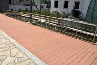 Échantillon gratuit de nouveau matériau WPC pour terrasse, 146*24mm, terrasse en bois d'extérieur
