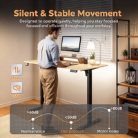 Bureau de jeu ergonomique réglable en hauteur, bureau assis-debout, 4 couleurs, mobilier commercial, bureau écologique, pour la maison
