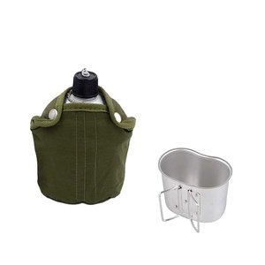 Échantillon gratuit – Bouteille d'eau en polyester vert olive en gros – Gourde vert olive - Product Image 4