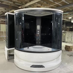 Cabine <span class=keywords><strong>de</strong></span> <span class=keywords><strong>douche</strong></span> à vapeur portable multifonctionnelle <span class=keywords><strong>de</strong></span> luxe avec baignoire à remous et jacuzzi, design moderne, garantie <span class=keywords><strong>de</strong></span> 3 ans - Product Image 2