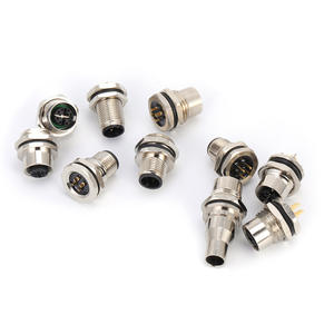 Изготовленный на заказ разъем датчика M12 4-контактный разъем питания <span class=keywords><strong>BNC</strong></span> с корпусом из нержавеющей стали медный контактный материал автомобильные заглушки - Product Image 6