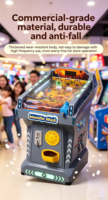 Máquina de Pinball Electrónica de Alta Calidad Personalizable para Niños, Operada con Monedas, Juego de Pachinko de un Solo Jugador para Niños