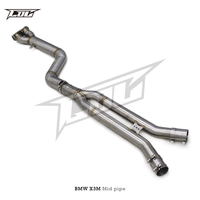 Tuyau d'échappement intermédiaire Boska SUS304 2,5 pouces 2,75 pouces pour BMW X3M/X4M F97/F98 3.0T 2019-2023 avec tuyau en Z/X