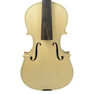 Onafgewerkte <span class=keywords><strong>5</strong></span> Snaren Viool Handgemaakte Viool Spar Top Birds Eye Esdoorn Achterkant Met Ebbenhout Toets Strings Moer Vrije Case Kit - Product Image 4