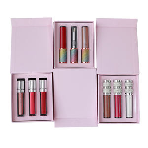 <span class=keywords><strong>Maquillage</strong></span> hydratant naturel cosmétique pour femmes Brillant à lèvres imperméable Marque privée Ensemble de brillant à lèvres végétalien personnalisé - Product Image 4