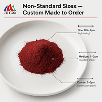 Nano besi oksida merah bubuk Fe2O3 99.6% kemurnian untuk bahan magnetik & Keramik | Dukungan teknis gratis