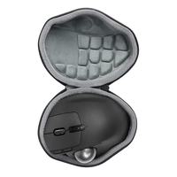 Étui de voyage en nylon rigide avec fermeture éclair, compatible avec la souris sans fil Logitech MX Master 3s/3, boîte de rangement portable