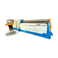 Machine à plier les tôles en acier inoxydable et en aluminium de qualité supérieure, automatique, à 4 rouleaux, contrôlée par PLC