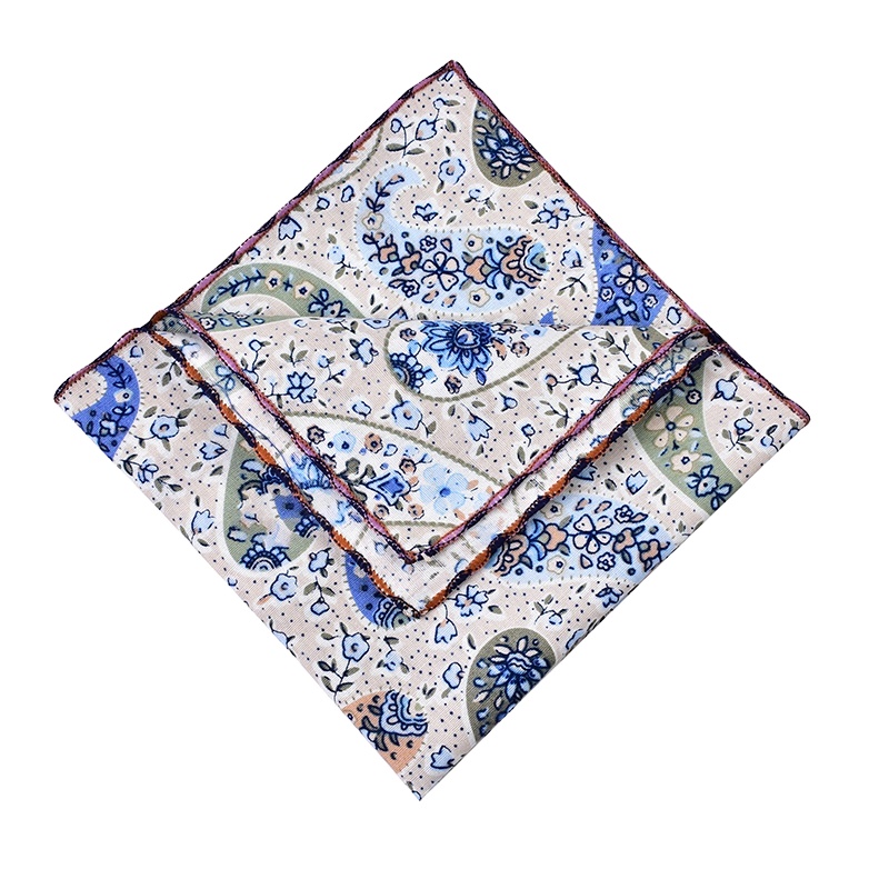 Специальный дизайн, недорогой хлопковый носовой платок с узором пейсли для вечеринки и свадьбы для взрослых