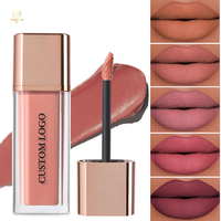 Gloss à lèvres mat velouté, longue tenue, anti-transfert, non desséchant, rouge à lèvres liquide pour femmes, étiquette privée personnalisée