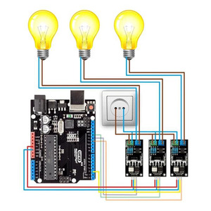 AC Işık Dimmer Modülü 1 Kanal 8A 3.3V/5V Lojik AC 50/60Hz Işık Dimmer Modülü Lambalar, Elemanlar, Fanlar, Pompalar, Hava Temizleyici için - Product Image 6