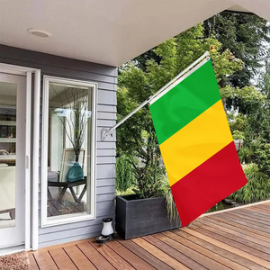 Qualité pas cher Polyester Pays National vert jaune rouge drapeau <span class=keywords><strong>mali</strong></span> - Product Image 2