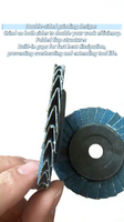 Disques abrasifs industriels à double lamelle pour meuleuse d'angle, pour le meulage de soudures métalliques et l'élimination de la rouille, abrasifs de gros calibre 100 mm, vente en gros