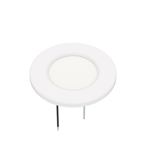 <span class=keywords><strong>LED</strong></span> 4 inci plastik ramping non-konduktif, Trim depan mati dengan lensa datar halus dapat diredupkan 5CCT dapat dipilih peringkat basah ETL