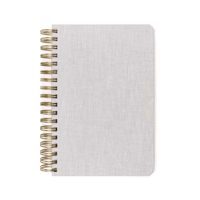 Cahiers avec personnaliser spirale planificateur Adhd islamique non daté étudiant bureau breloques 2025 cadeau laitier filles voyage lin cahiers