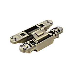 28x160mm Customized Pvd Gold Concealed Hinge Modern Zinc Aluminum 3d Adjustable 80kg Door Bld-g160 180 Degree Opening Full - Product Image 5