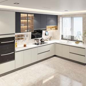 Mueble de Cocina Moderno con Control por Gestos, Iluminación Activada por Movimiento, Almacenamiento Oculto para Electrodomésticos, Paquete Tecnológico - Product Image 5