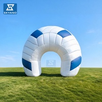 Ballon de football et de basketball gonflables pour la décoration d'événements sportifs, tunnel d'entrée gonflable