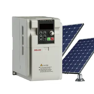 Delixi 7.5kw Mppt Vfd Solar Pump Inverter 315Kw 400W 750W 1500W 2200W 400 Solar Pump Inverter For 3hp Ac Submersible Pump