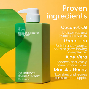 Private-Label Körperlotion Creme mit Kollagen & Vitamin E zur Aufhellung & Straffung, für eine ebenmäßige Haut und zur Behandlung von Keratosis Pilaris - Product Image 5