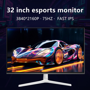 32 Inch UHD IPS Gaming <b>Monitor</b> 99% DCI-P3 Color Gamut 1ms FreeSync Joystick Control Frameless PC <b>LCD</b> <b>Monitor</b> - Product Image 2