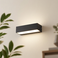 Lampe murale LED PW2006 8W, éclairage haut et bas, moderne, étanche IP65, montage en surface pour usage extérieur, véranda, balcon, porte, bâtiment