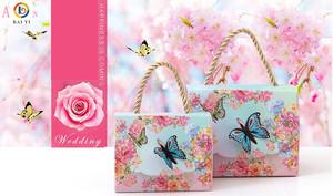 Butterfly Flowers Dessert Paper Candy Boxes Beautiful <strong>Wedding</strong> Decoration <strong>Gift</strong> <strong>Wrap</strong> Embossed for Marriage Special Occasions - Product Image 6
