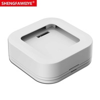 Boîtier de thermomètre ABS de haute précision, compteur électronique de température et d'humidité, pour intérieur, Durable, anti-poussière, IP54, taille 43x43x15mm