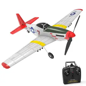 Volantex brinquedos 761-5 mini p51 d, controle de rádio de 400mm rtf escovado 4ch rc hobby epp avião de espuma