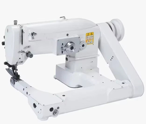 Machine à coudre industrielle et domestique entièrement automatique à bras articulé, point zigzag chevron, moteur 250W 1800 tr/min - Product Image 1